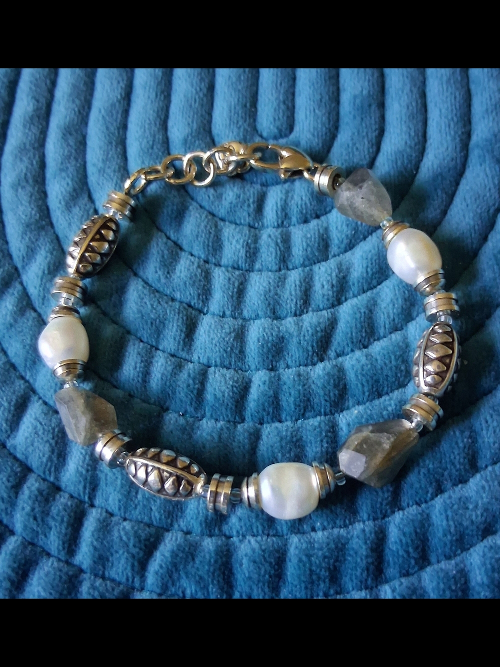 Brighton Pearl and Crystal Beaded Bracelet